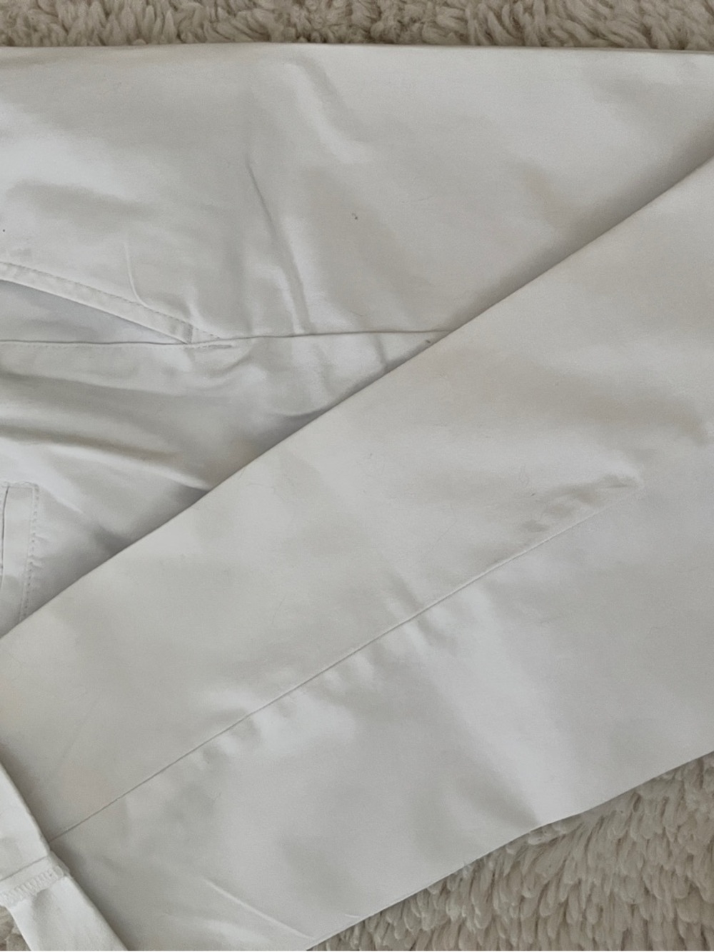 Tommy Hilfiger White Women's Trousers - Classic Straight Leg..NWOT